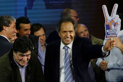 Scioli y Zannini, en la campaña 2015