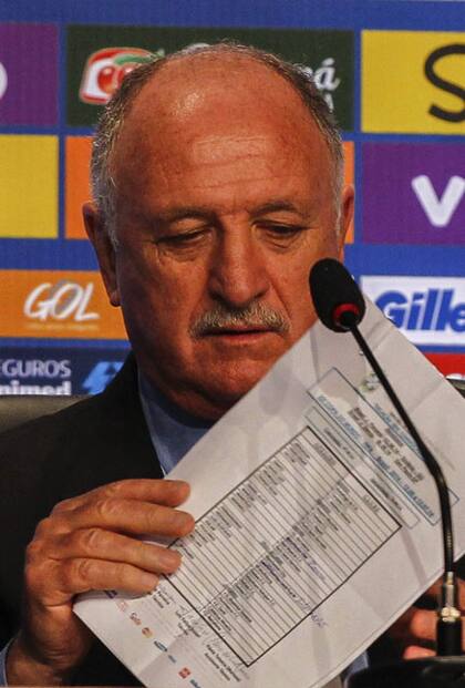 Scolari, con la lista del Mundial