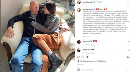 Scout contó que recibió muchos mensajes de los fanáticos de su padre y que son la muestra del cariño que le tienen