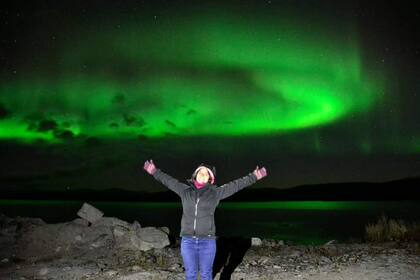 Cinthia Monzón pudo recorrer gran parte de Suecia durante su programa de Working Holiday; uno de los lugares que más disfrutó fue Abisko, en el círculo polar ártico, en donde pudo ver auroras boreales