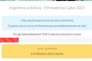 Enorme demanda, colapso del sistema y el final: se agotaron las entradas para ver a la selección