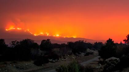 Lps incendios en Old Baldwin Road en Ojai