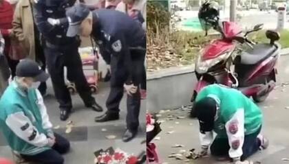 Se arrodilló 21 horas suplicándole perdón a su ex y armó revuelo