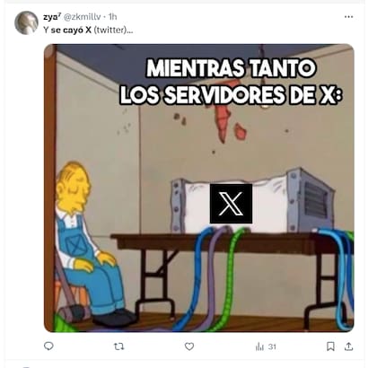 Se cayó X y estallaron los memes