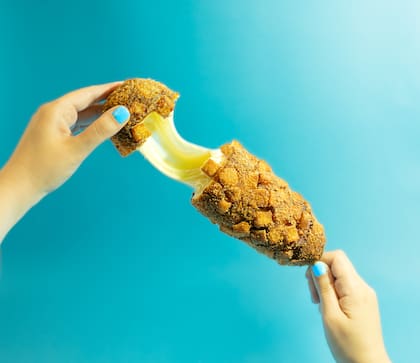 Se comen en pinchos y se puede elegir desde relleno a rebozado