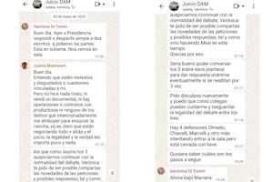 Chats explosivos: Makintach les rogó a sus colegas para salvar el juicio por la muerte de Maradona