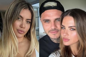 Se conocieron nuevos audios de Wanda Nara apuntando contra Icardi y Suárez (Foto: Instagram @wanda_nara / @mauroicardi)