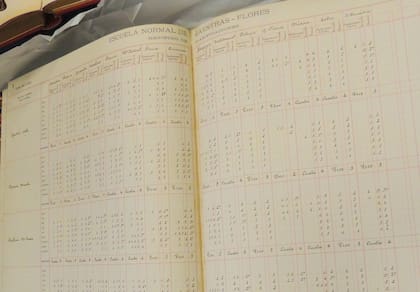 Se conservan antiguos libros de registros y clasificaciones, como este que data de 1908.