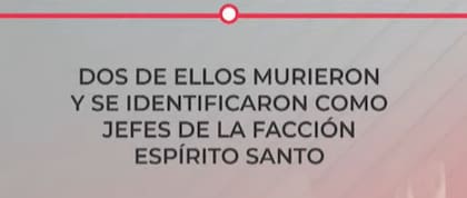 Se consolida la hipótesis de que los integrantes de CV fueron alertados de la requisa policial