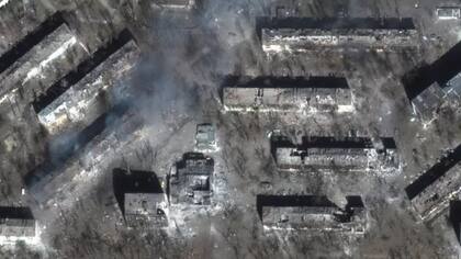 Se cree que cerca de un 40 % de los edificios residenciales en Mariúpol han sido afectados por los ataques del ejército ruso