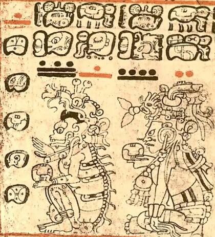 Se cree que el códice maya de Dresde (s. XI-XII) fue enviado por Hernán Cortés a Europa en 1519 como homenaje al rey Carlos I de España