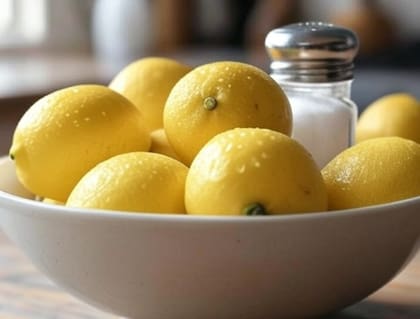 Se debe lavar bien el limón antes de guardarlo (Foto: Grok)