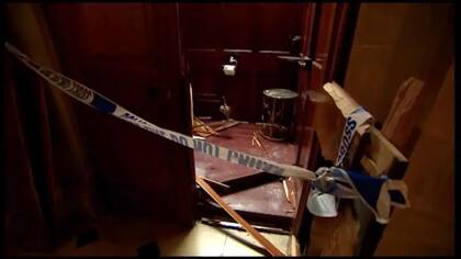 Se decidió permitir que el público viera la escena del crimen cuando se reabrió la exposición