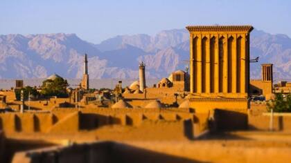 Se dice que Yazd tiene la mayor cantidad de captadores de viento del mundo
