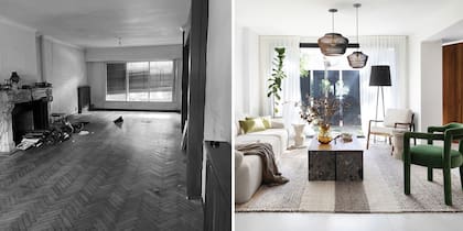 Se eliminaron los taparrollos y se demolieron los antepechos de las ventanas; ahora, las aberturas toman la totalidad de la altura, desde el piso hasta la viga