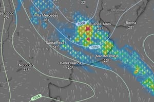 Elevan la alerta por fuertes lluvias en la Ciudad y en gran parte de la provincia