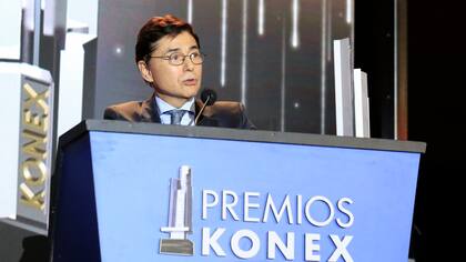 Jorge Fontevecchia durante su discurso