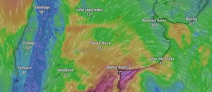 Fuertes vientos y pronunciada caída de la temperatura para las próximas horas en el AMBA y en la provincia