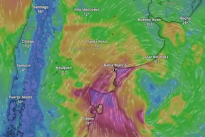 Un ciclón podría llegar al AMBA este domingo