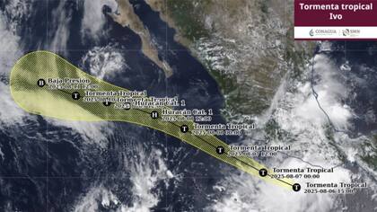 Se espera que el viernes Ivo se convierta en un huracán de categoría 1