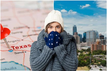 Se espera que este aire gélido, impulsado por un vórtice polar, comience a cubrir primero la región del Panhandle de Texas