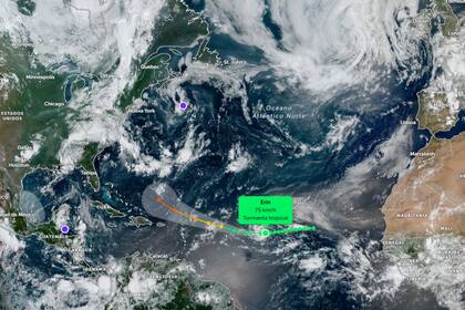 Se espera que los efectos de Erin impacte sobre las islas del Caribe