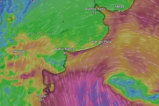 El SMN advirtió por un fuerte descenso de la temperatura en el AMBA