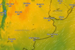 Hay alerta amarilla por vientos intensos y nevadas para este martes 12 de mayo