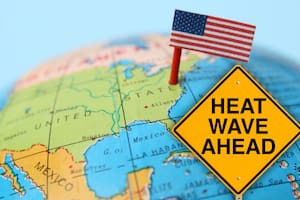 A cuánto llegarán las temperaturas en California y el mapa de la ola de calor inusual en EE.UU.