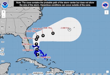Se esperan lluvias y precipitaciones de hasta 8 pulgadas en el centro y noroeste de las Bahamas