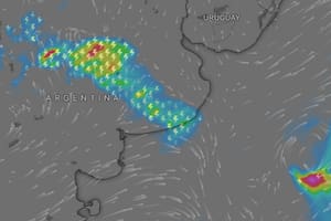 Rige una alerta naranja y amarilla por tormentas, lluvias y vientos para este sábado 18 de abril