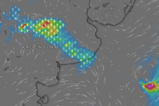 Rige una alerta naranja y amarilla por tormentas, lluvias y vientos para este sábado 18 de abril