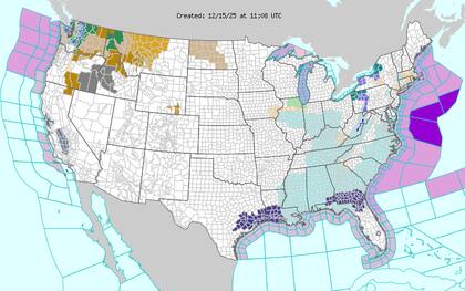 Se esperan temperaturas congelantes en el noreste y sureste de Estados Unidos
