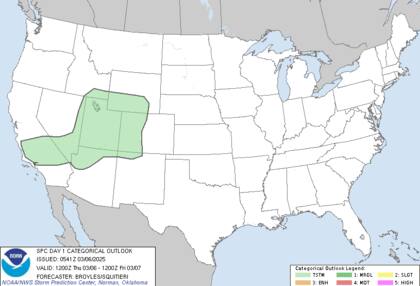 Se esperan tormentas aisladas en el sur de California, pero sin actividad eléctrica