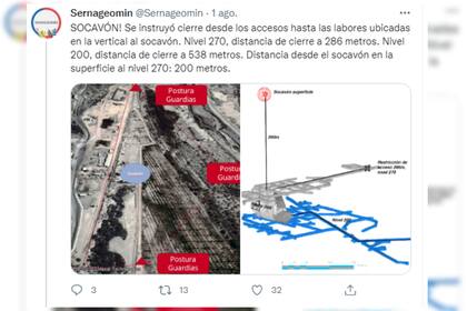 Se está trabajando en el lugar (Foto Twitter @SeremiSaludRM)
