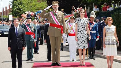 Se estrelló un avión militar en medio de los festejos por el Día Nacional de España