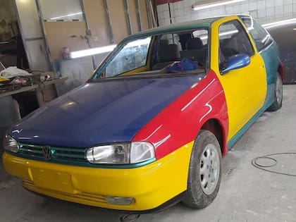 Se fabricaron muy pocas unidades del Volkswagen Gol Top (Gentileza: autosfueradeserieargentina)