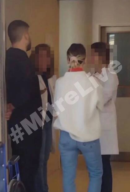 Se filtró una foto de Ezequiel Luna junto a los profesionales de salud del Hospital Italiano