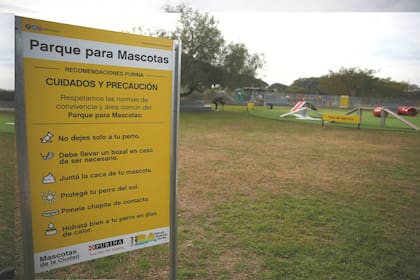 Se inauguró el primer parque para mascotas de la Ciudad