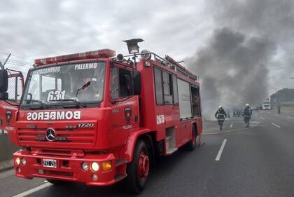 Una dotación de Bomberos fue enviada al lugar