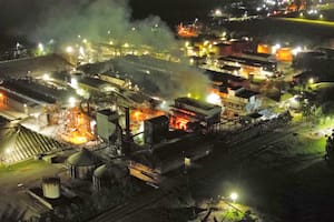 Se incendió una planta de Vicentin en Santa Fe: operativo de Bomberos y alerta por materiales tóxicos