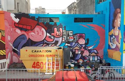 Se intervinieron 30 mil metros cuadrados como parte del programa Arte de Nuestra Gente, impulsado por la subsecretaría de Cultura de la Municipalidad de Córdoba.