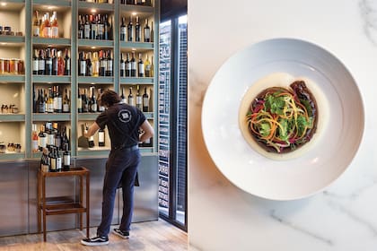 Se le da bastante protagonismo a las verduras y una carta de cócteles muy elegante y con mucha técnica detrás.