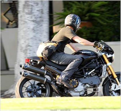 Se lo vio con varias Ducati.