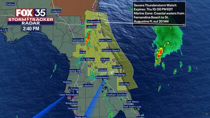 Se mantiene el alerta de tormentas en Florida