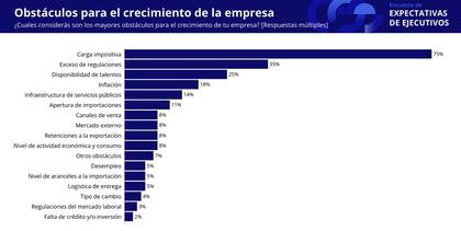 Se observa que la preocupación de los empresarios sobre la inflación ha cedido frente a la carga impositiva y al todavía exceso de regulaciones”, dijo Santiago Mignone, presidente de IDEA