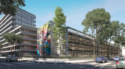 Se pintará un mural en el edificio reciclado