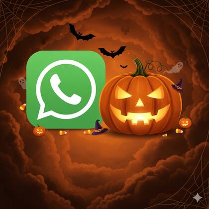 Se puede generar el "modo Halloween" de WhatsApp con inteligencia artificial
