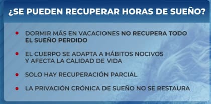 ¿Se pueden recuperar las horas de sueño?