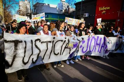 Se realizó una marcha en reclamo de justicia por Johana Ramallo